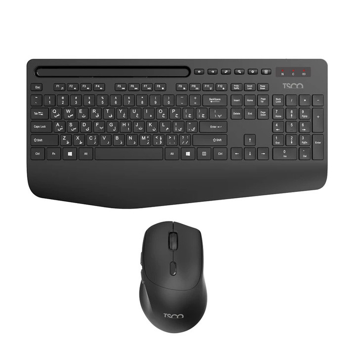 ست کیبورد و ماوس بیسیم تسکو مدل TKM 7025W
