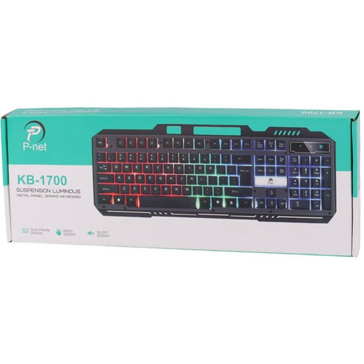 کیبورد گیمینگ باسیم پینت مدل KB-1700