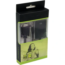 مبدل VGA به HDMI پک‌دار (همراه کابل صدا و تغذیه)