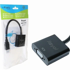 مبدل USB 3.0 به VGA رویال مدل Hi-Speed