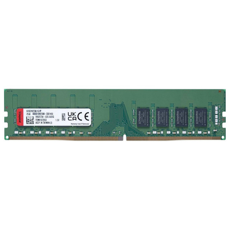 رم دسکتاپ کینگستون مدل ValueRAM DDR4 16GB با فرکانس 3200 مگاهرتز