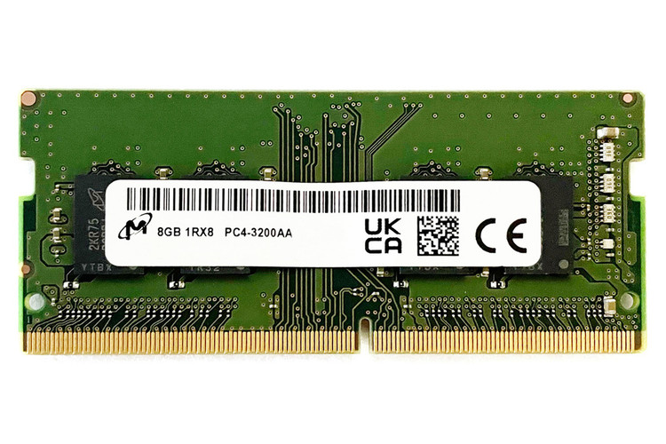 رم لپتاپ DDR4 تککاناله مایکرون مدل MTA8ATF1G64HZ، ظرفیت 8 گیگابایت، 3200 مگاهرتز، CL22