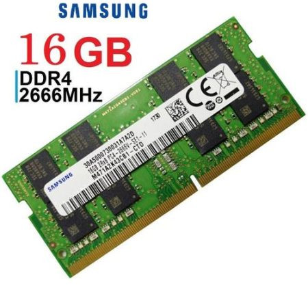 رم لپتاپ DDR4 تککاناله سامسونگ 2666 مگاهرتز، ظرفیت 16 گیگابایت
