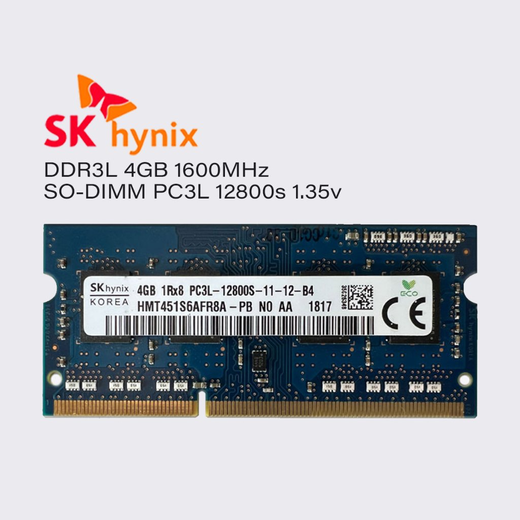 رم لپ‌تاپ 8 گیگابایت DDR3L فرکانس 1600 مگاهرتز اس‌کی‌هاینیکس مدل PC3L-12800S